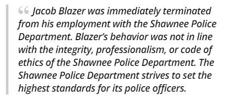 Statement 3 from Shawnee Police Department