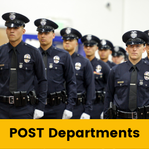Peace Officer Standards & Training [POST] Departments